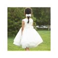 thumbnail image 2 of Girls Dress Round Collar Off White Dancing Ball Princess Party 7 Years, 2 of 6