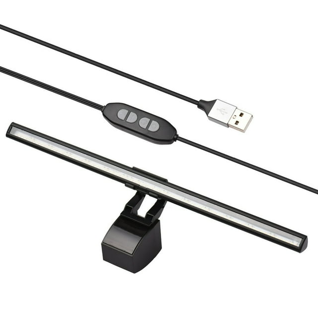 Light 26cm Computer Screen Monitor Bar E-Reading with Bi-Color 2800K-6500K 10 Levels of Adjustable Brightness for Laptop Desktop Office Home