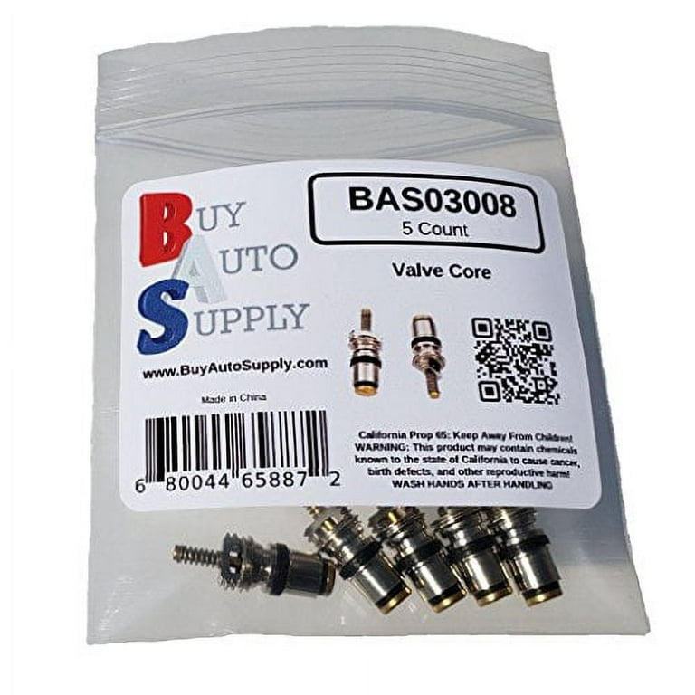 5 Pack) Volvo Style A/C Schrader Valve Core - Replaces Volvo 