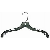 Only Hangers Black Plastic 17" Dress Hanger (Box of 100)