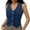 Blue, variant on Hpapadks Womens Tank Top Solid Color Vintage Wash Denim Crop Vest Top Sleeveless Jacket Camisole Tops for Women Light Blue XL