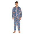 thumbnail image 6 of joogoo Capybara Christmas Ball Pattern Unisex Adults Onesies Pajamas Jumpsuits L, 6 of 7