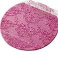 thumbnail image 2 of Acrylic Rolling Pin with 28 Patterns for Fondant, Pasta, Cookie, Dough, Comfortable Handle FDA Quality Pastry Rolling Pin Fondant Roller DIY Cake Home Kitchen Essential, 2 of 4