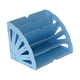 thumbnail image 1 of Organizador de archivos de escritorio en forma de abanico con 5 compartimentos para documentos azul, 1 of 9
