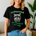 thumbnail image 2 of Undiagnosed But Something AinT Right Raccoon Shirt, Meme Tee, Trending Tshirt, Raccoon Shirt, Funny Friend Gift, 2 of 5