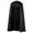 Black, variant on Hvyesh Medieval Cloak with Hood Renaissance Cape Halloween Hobbit Costume