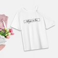 thumbnail image 1 of Camiseta para mujer, camisa con cuello redondo, ropa informal, camiseta básica para mujer, para acampar, uso diario, desplazamientos M, 1 of 8
