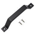 thumbnail image 2 of Barn Door Pull Handle Heavy Duty Black Iron Hot Bed Sliding Gate Shed Garage, 2 of 5