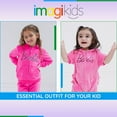 thumbnail image 3 of Barbie Velour Matching Family Zip Up Hoodie & Pants Outfit Set Toddler to Big Kid, 3 of 5