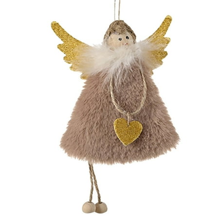 

ZTTD Christmas Decorations Angel Girl Love Pendant Creative Ornament Tree Pendant A