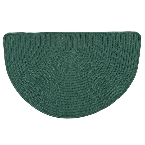 Solid Braided Slice Rug by OakRidge™Hunter Green