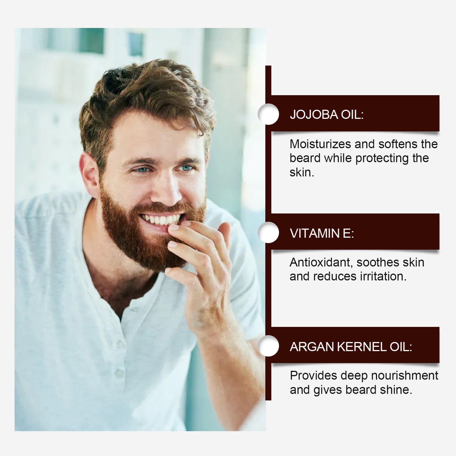 Alvantor Beard Balm for Men, Style for All Beard Types, 1.76oz