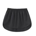 thumbnail image 2 of Aayomet Maxi Skirt Women's Solid Flared Lightweight Elastic Waist Classic Midi Skirt,Black S, 2 of 5