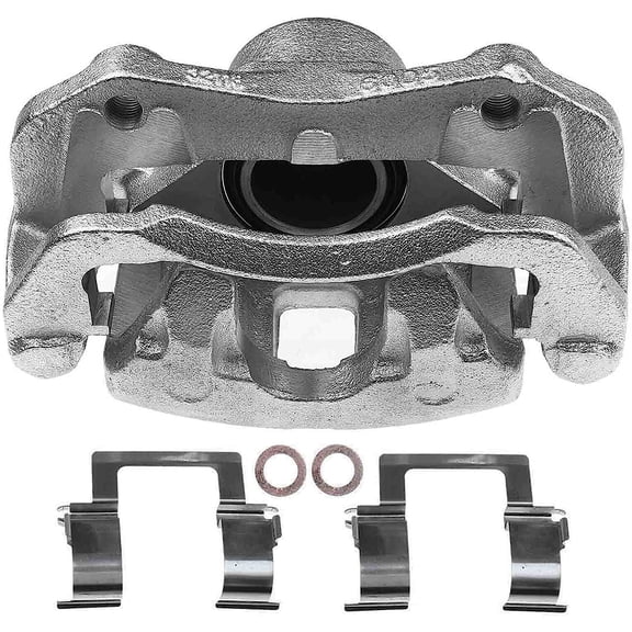 A-Premium Disc Brake Caliper Assembly with Bracket Compatible with Select Acura, Honda and Isuzu Models - SLX, Amigo, Passport, Axiom, Rodeo, Rodeo Sport, Trooper - Front Right Passenger Side