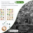 Reusable Sticker Collection Book A5 Size 40 Pages Clear Plastic Cover ...