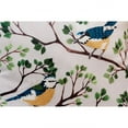 thumbnail image 5 of HomeRoots 20" X 20" Green Blue And Off-White Bird Polyester Animal Print Zippered Pillow, 5 of 10