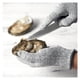 thumbnail image 4 of Guante de alambre metálico resistente a cortes, nivel 5, resistente a puñaladas, para cocina, carnicero, para abrir ostras, pescado, jardinería, trabajo en la cocina, resistente al desgaste., 4 of 7