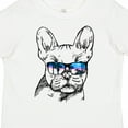 thumbnail image 4 of Inktastic French Bulldog Portrait with Sunglasses Boys or Girls Toddler T-Shirt, 4 of 5