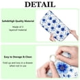 thumbnail image 6 of Pioneer Flower Floral Print Pattern Kitchen Dish Drying Mat 1 Pack, Ultra Absorbent Microfiber Drainer Mat, 16"x18", 6 of 6