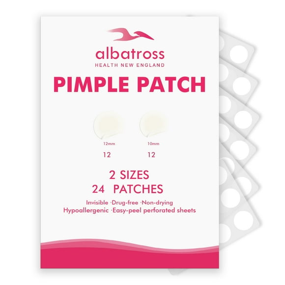 Parches para espinillas Albatross Health New England, 24 unidades