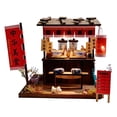 thumbnail image 3 of Miniature 1:24 dollhouse Furniture, 3D Diorama Wooden Vintage Handpulled Noodles Shop, 3 of 8