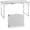 Silver, variant on WoofPaw 4FT White Folding Table with Carrying Handle Height Adjustable Lightweight Fold Up Portable for Indoor Outdoor Picnic,Camping,Hiking,Fishing,BBQ …
