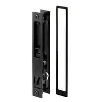 Prime-Line C 1101 Diecast Black Finish, Flush Sliding Patio Door Handle, for Croft (Single Pack)
