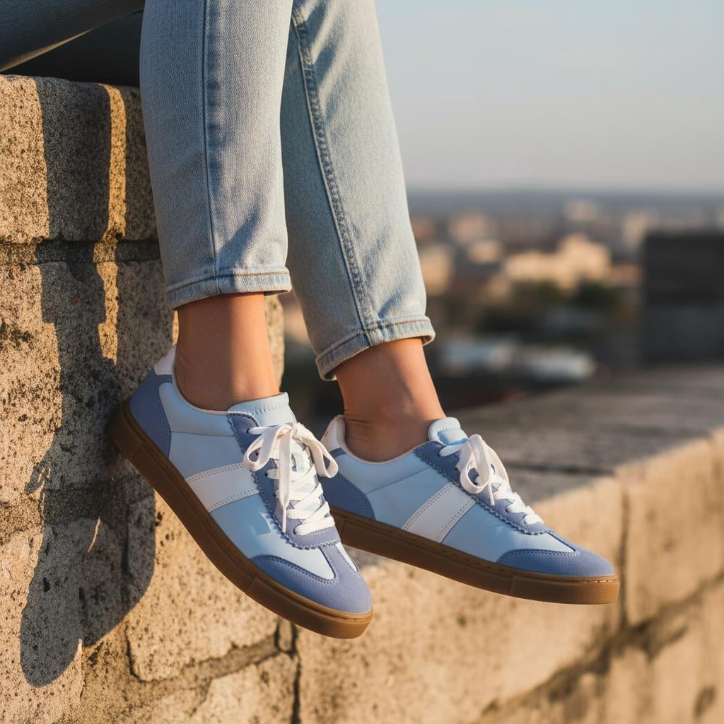 Cushionaire Balance Lace Up Women's Sneakers - Casual Tennis Shoes for Women with Memory Foam and Slip Resistant Outsole