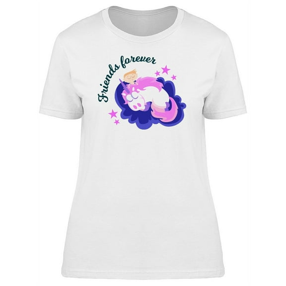 Friends Forever Unicorn And Kid Tee Women's -Image by Shutterstock