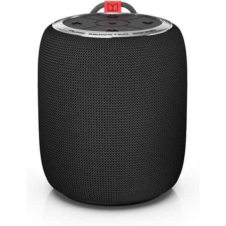 Monster S110 Portable Bluetooth Speaker True Stereo Pairing Built-In Mic Indoor Use
