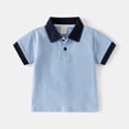 thumbnail image 7 of Xijirk Boys Summer Short Sleeve Casual Shirt Soft Breathable Lightweight Comfortable Daily Wear Top For Kids Outdoor Play Quick-Dry Crewneck Stylish Youth Toddler,6-7 Years, 7 of 7