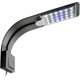 thumbnail image 2 of Luz LED ultrapequeña para acuarios pequeños, mini luces de clip para acuario, con 24 LED blancos y azules, para peceras de 30-40 cm, 10 W (negro), 2 of 5