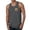 Grey, variant on Mens Casual Tee Coconut Print Sleeveless Men Summer Tops,Army Green,S