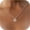 silver pendant, variant on Gold Choker Necklace for Women Star of David Necklace Dainty Lucky Pendant Jewelry