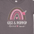 thumbnail image 4 of Inktastic Gigi and Poppop Love Me Rainbow Girls Toddler T-Shirt, 4 of 5