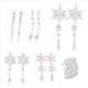 thumbnail image 2 of Adornos de Carámbanos de Acrílico Transparente para Árbol de Navidad, Colgantes de Carámbanos de Cristal para Decoración de Navidad y Año A, 2 of 5
