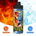 thumbnail image 5 of Logiee Sky Golden Sunflower Field Print Water Bottle,18oz Sports Insulated Kettle for Cycling Gym Basketball Outdoor, Suitable as a Present, 5 of 7