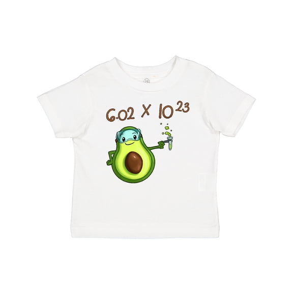 Inktastic Avogadro's Number with Avocado Chemist Boys or Girls Baby T-Shirt