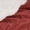 Poppy Red, variant on BNM Fleece Sherpa Reversible Lattice Blanket, Full/ Queen, White