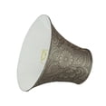 thumbnail image 4 of Aspen Creative 58054 Transitional Bell Shape UNO Construction Lamp Shade in Taupe, 14" Wide (7" x 14" x 11"), 4 of 5