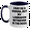 White/Navy, variant on Labrador Retriever Dog Two Tone Coffee Mug - I May Be A Human, But My Labrador Retriever Is The Boss - Mother's Day Unique Gifts from Men to Women