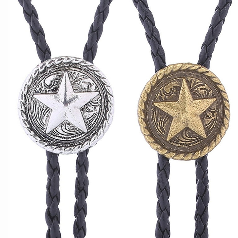 WINDLAND American Bolo Tie Vintage Western Punk Cowboy Star