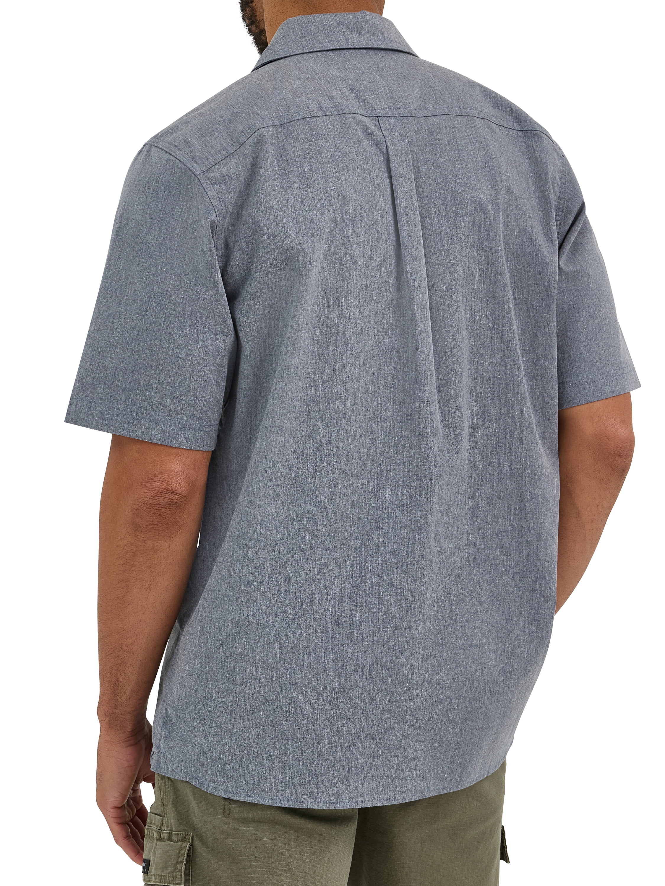Wrangler® Men's Relaxed Stretch Short Sleeve Shirt, Sizes S-5XL