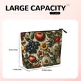 thumbnail image 5 of Makeup Bag Small Cosmetic Bags for Women Travel Toiletry Bag Zipper Pouch Purse Organizer Pouches, Italian Theme Pattern Cool, 5 of 7