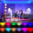 thumbnail image 3 of Nehlobo Lampe Murale Magnétique RVB à Télécommande Couleur Réglable Lumière d'Ambiance, 3 of 5