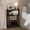 Black, variant on Furinno TURN-N-TUBE 3-Tier Slim Toolless End Table with Storage Shelf White