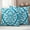 Teal, variant on Baroque Sage Green Outdoor Waterproof Pillow Covers, Vintage Damask Classic Floral Decorative Square Throw Pillowcase Sofa Cushion Sham for Patio/Couch/Chair, 20"x20" 2 Pack