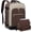 Dark Coffee - Abricot - Black, variant on LOVEVOOK Large Travel Backpack for Women, TSA Carry on Backpack for Airplanes, 40L Personal Item Travel Bag for Women fits 17" Laptop,Waterproof Carry on Bag Airplane Approved with 3 Packing Cubes