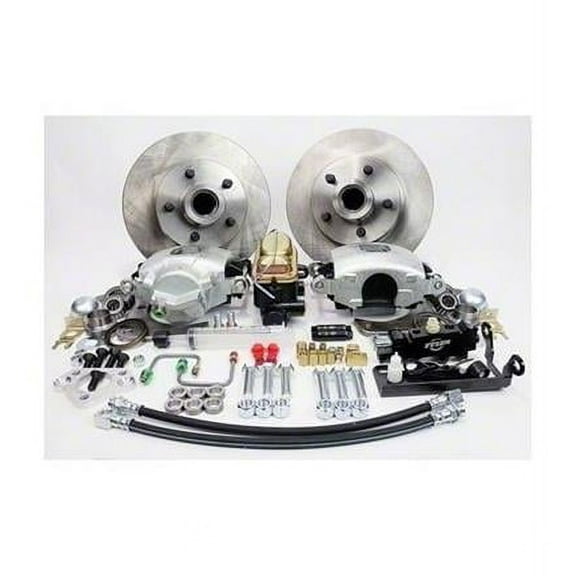 Master Power Brakes DB15432M Manual Brake Kit with 5 x 4.5 in. Bolt Circle for 1953-1956 Ford F1 & F100 Pick Up