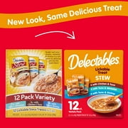 Delectables Lickable Cat Treats Stew Variety Pack, 12 Count (16.8 oz.)
